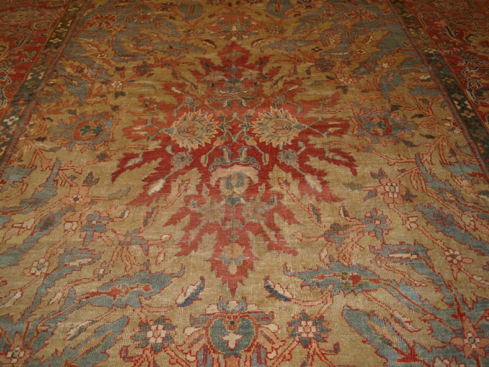 ANTIQUE ZIEGLER CARPET, WITH OUTSTANDING DESIGN AND COLOUR, COUNTRY HOUSE CARPET, CIRCA 1870/80. View VII