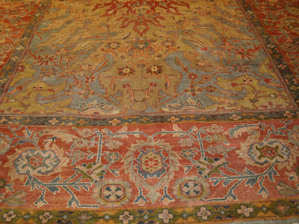 ANTIQUE ZIEGLER CARPET, WITH OUTSTANDING DESIGN AND COLOUR, COUNTRY HOUSE CARPET, CIRCA 1870/80. View VIII