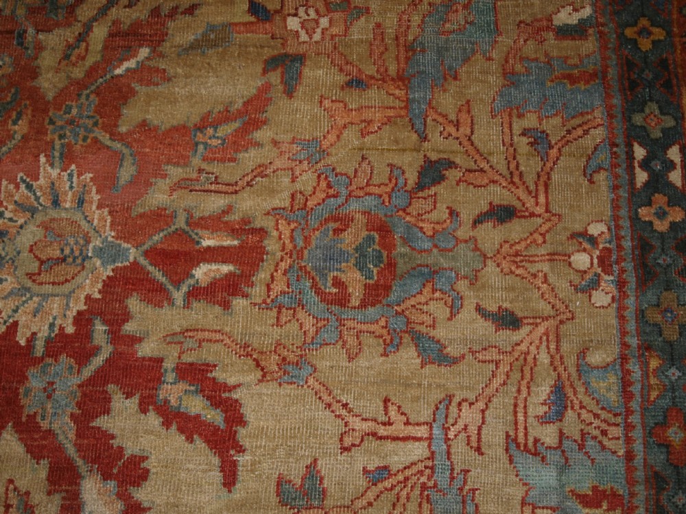 ANTIQUE ZIEGLER CARPET, WITH OUTSTANDING DESIGN AND COLOUR, COUNTRY HOUSE CARPET, CIRCA 1870/80. View X