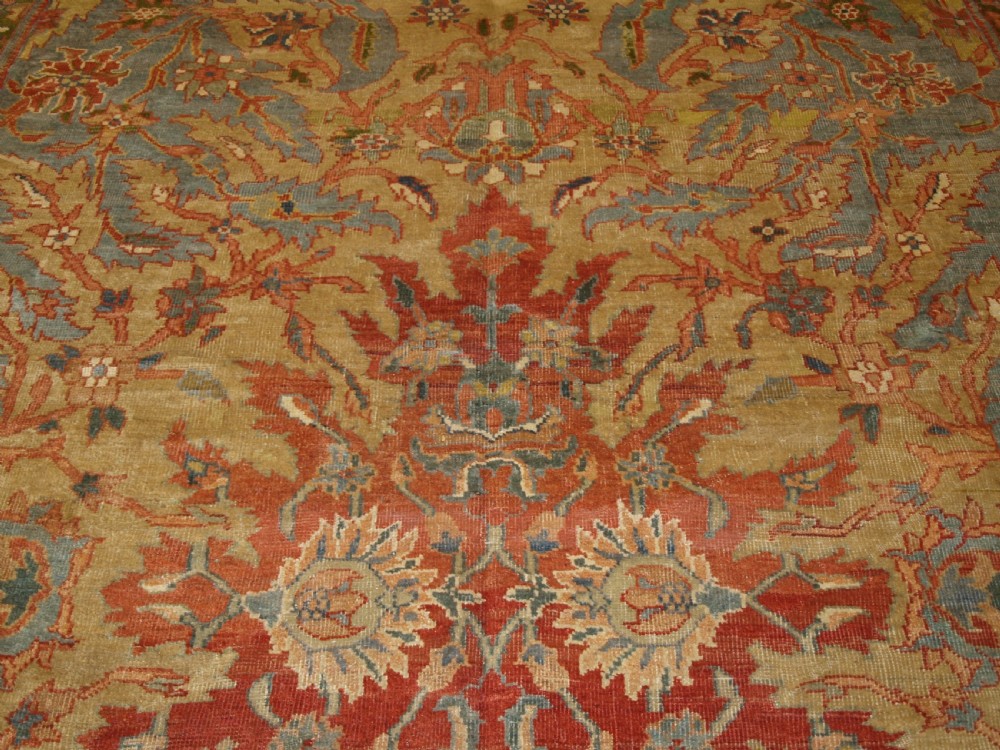 ANTIQUE ZIEGLER CARPET, WITH OUTSTANDING DESIGN AND COLOUR, COUNTRY HOUSE CARPET, CIRCA 1870/80. View XI