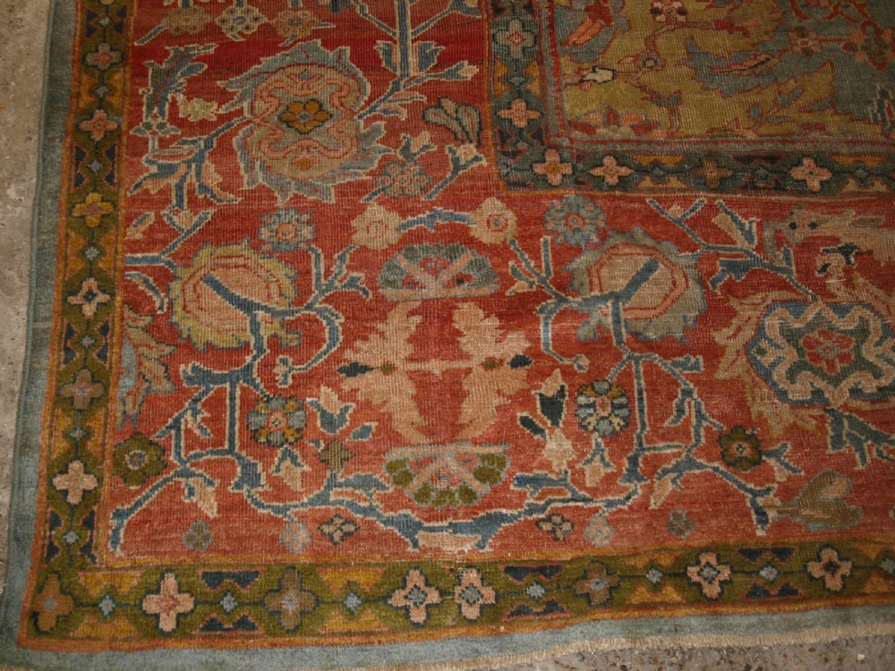 ANTIQUE ZIEGLER CARPET, WITH OUTSTANDING DESIGN AND COLOUR, COUNTRY HOUSE CARPET, CIRCA 1870/80. View XIII