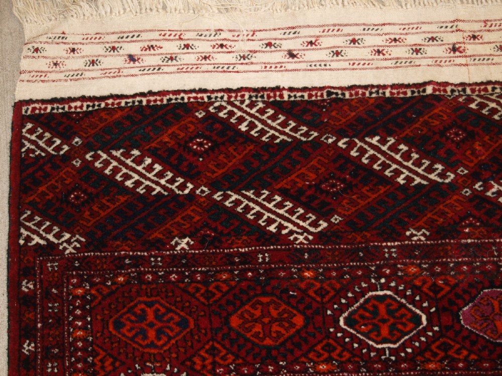OLD TEKKE TURKMEN CARPET OF LARGE SIZE, PERFECT CONDITION, CIRCA 1930. View III