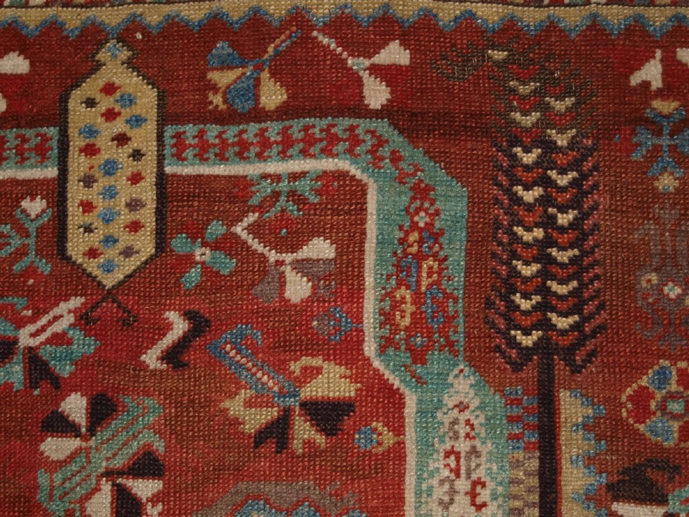 ANTIQUE TURKISH MILAS PRAYER RUG, WONDERFUL EARLY EXAMPLE, 2ND HALF 19TH CENTURY. View VII
