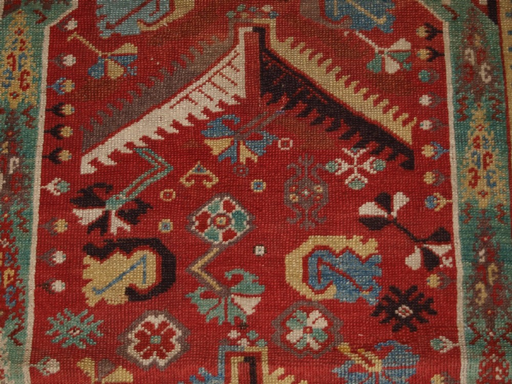ANTIQUE TURKISH MILAS PRAYER RUG, WONDERFUL EARLY EXAMPLE, 2ND HALF 19TH CENTURY. View X
