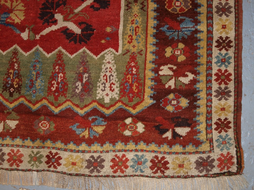 ANTIQUE TURKISH MILAS PRAYER RUG, WONDERFUL EARLY EXAMPLE, 2ND HALF 19TH CENTURY. View XI