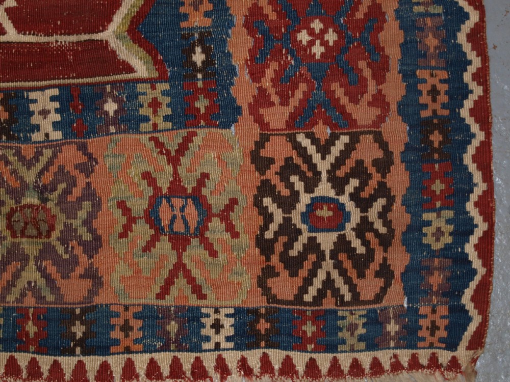 ANTIQUE EASTERN TURKISH ERZURUM PRAYER KILIM, CLASSIC DESIGN, 2ND HALF 19TH CENTURY. View IX