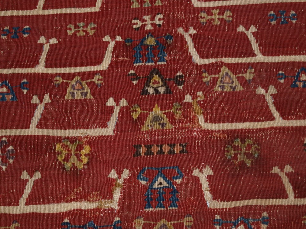 ANTIQUE EASTERN TURKISH ERZURUM PRAYER KILIM, CLASSIC DESIGN, 2ND HALF 19TH CENTURY. View X