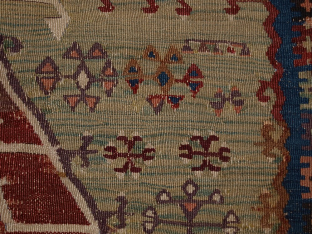 ANTIQUE EASTERN TURKISH ERZURUM PRAYER KILIM, CLASSIC DESIGN, 2ND HALF 19TH CENTURY. View XII