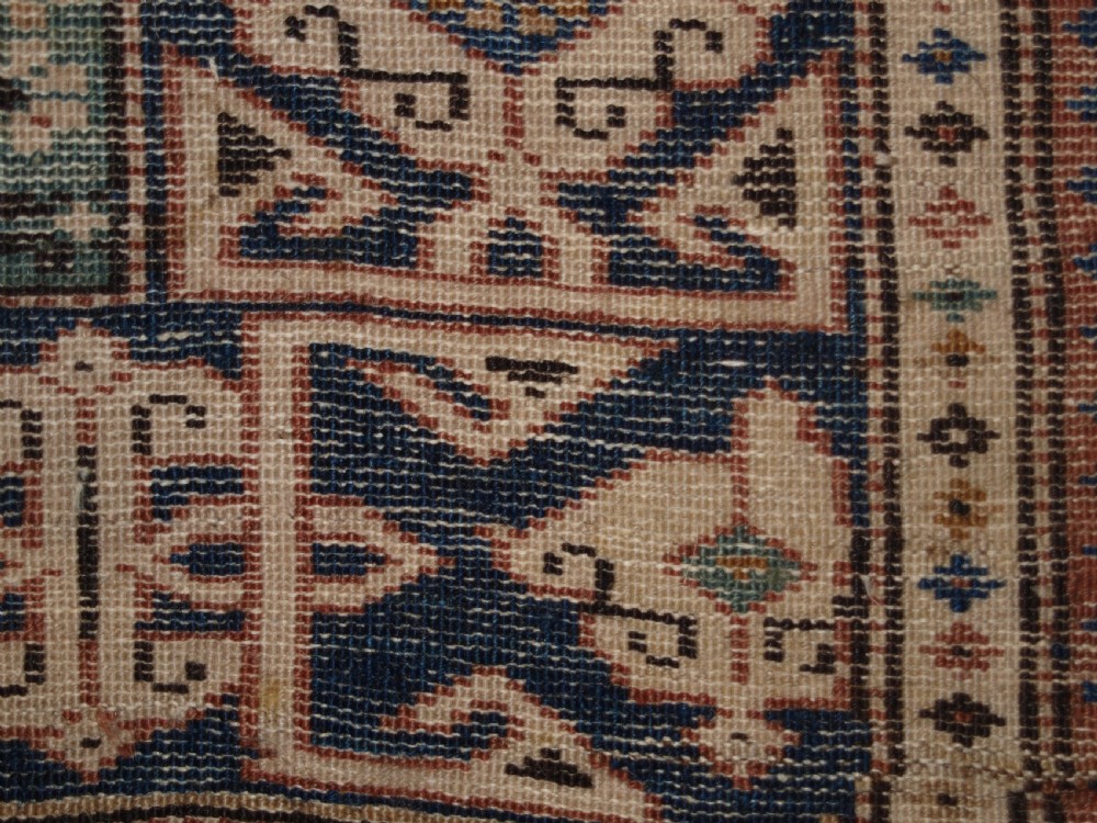 ANTIQUE CAUCASIAN RUG, KUBA REGION, AFSHAN DESIGN, SMALL SIZE, LATE 19TH CENTURY. View XIII