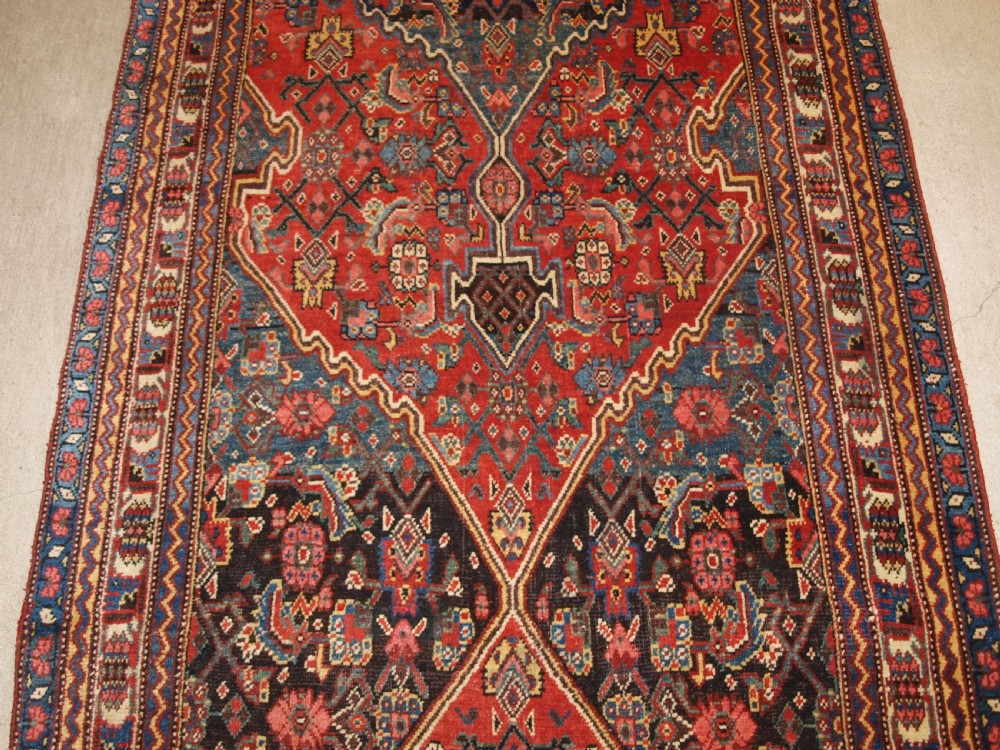 ANTIQUE BIJAR RUNNER, COUNTRY HOUSE LOOK, EXCELLENT CONDITION, CIRCA 1880. View III
