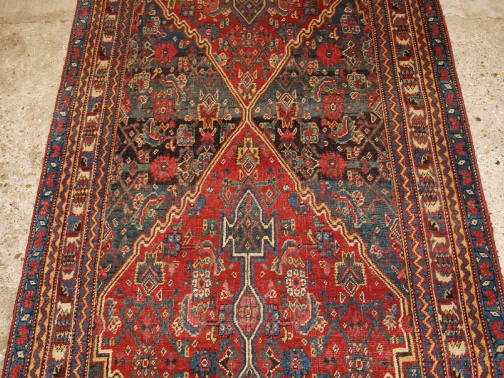 ANTIQUE BIJAR RUNNER, COUNTRY HOUSE LOOK, EXCELLENT CONDITION, CIRCA 1880. View VI