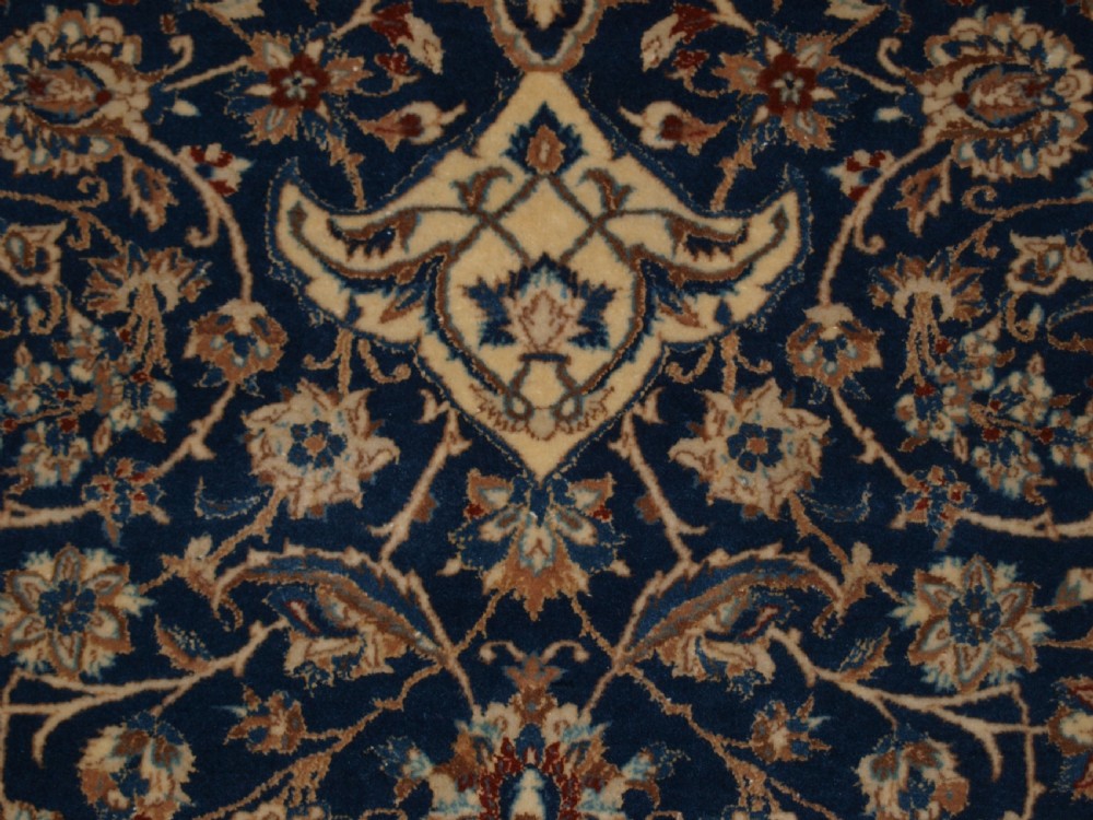 ANTIQUE PERSIAN NAIN CARPET, VERY FINE WOOL AND SILK, SOFT PASTEL COLOURS, CIRCA 1920/30. View XIII