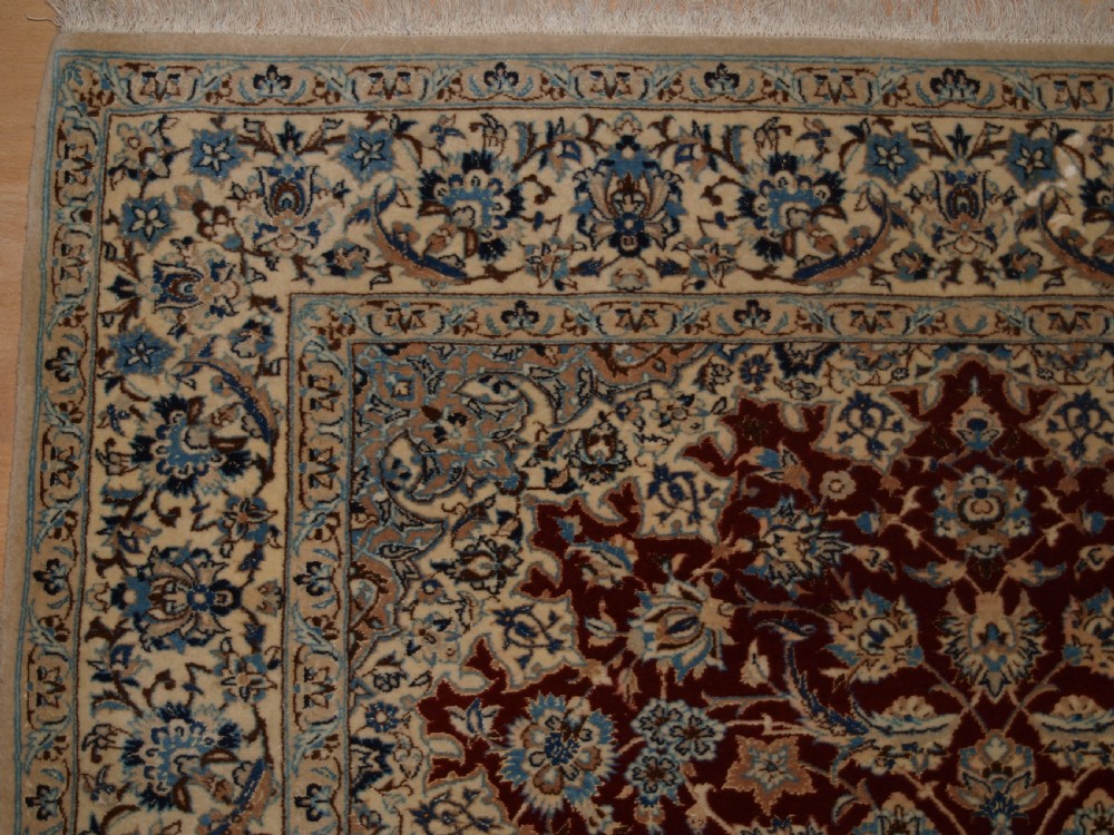 OLD NAIN RUG, VERY FINE WEAVE, SUPERB COLOUR AND CONDITION, CIRCA 1930. View III