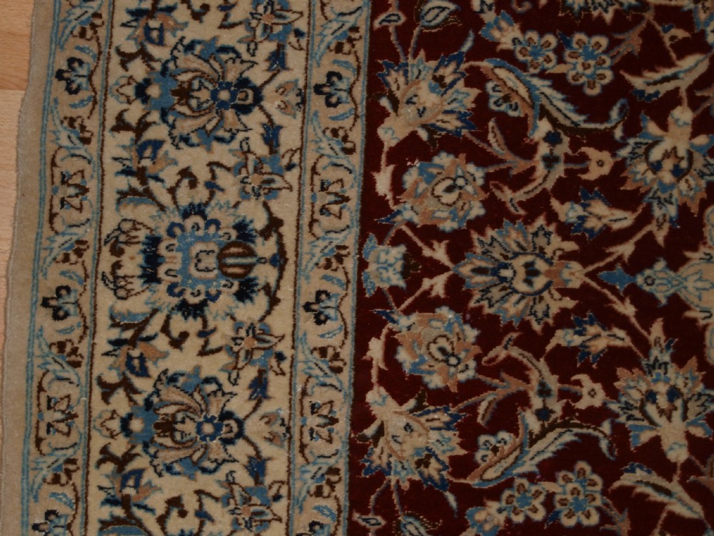 OLD NAIN RUG, VERY FINE WEAVE, SUPERB COLOUR AND CONDITION, CIRCA 1930. View IV