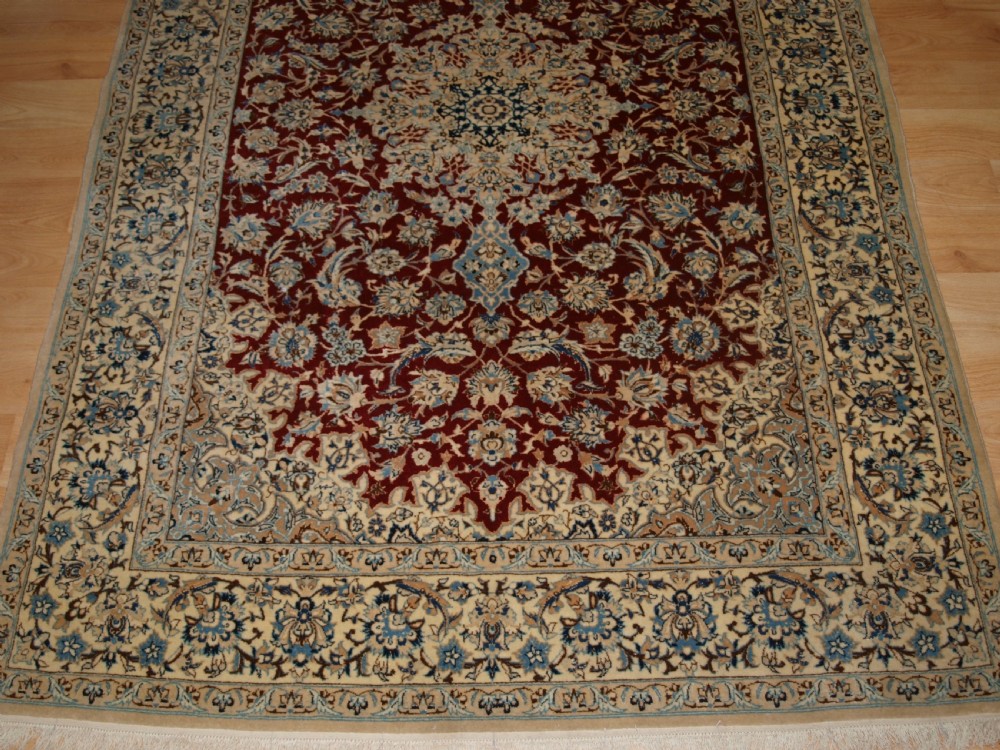 OLD NAIN RUG, VERY FINE WEAVE, SUPERB COLOUR AND CONDITION, CIRCA 1930. View VII