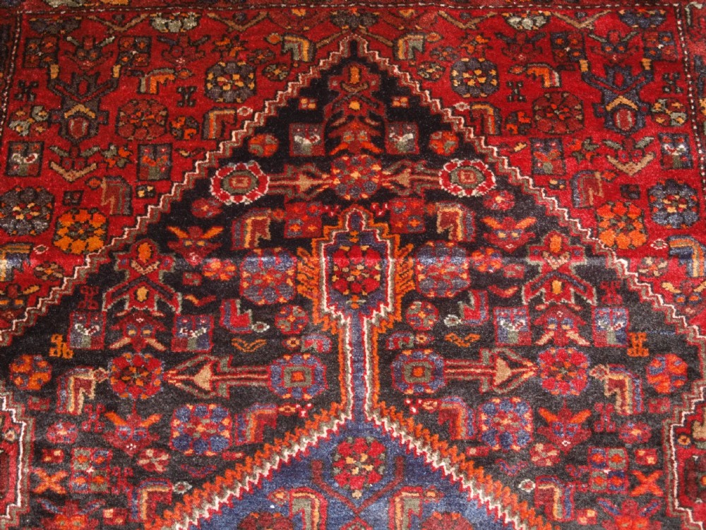 ANTIQUE NORTH WEST PERSIAN VILLAGE RUG, HAMADAN REGION, CIRCA 1920. View VII