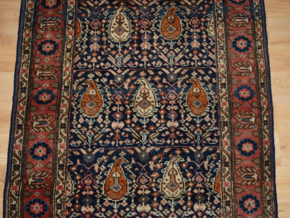 ANTIQUE KURDISH HAMADAN VILLAGE RUG WITH SHRUB DESIGN, SMALL SIZE, CIRCA 1900. View III