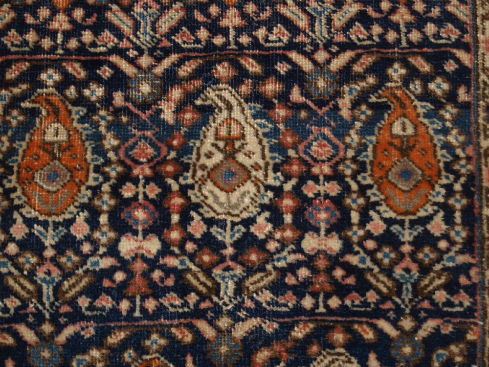 ANTIQUE KURDISH HAMADAN VILLAGE RUG WITH SHRUB DESIGN, SMALL SIZE, CIRCA 1900. View VI