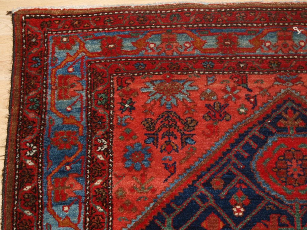 ANTIQUE MALAYER VILLAGE RUG, UNUSUAL DESIGN, CIRCA 1900/20. View II