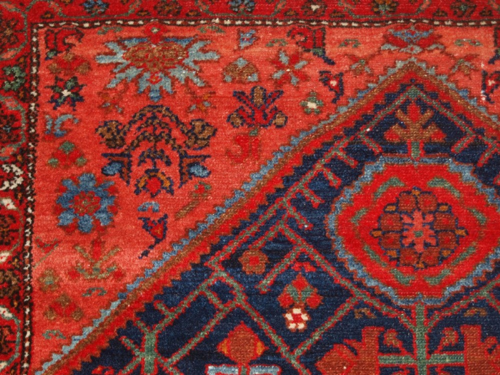 ANTIQUE MALAYER VILLAGE RUG, UNUSUAL DESIGN, CIRCA 1900/20. View VI