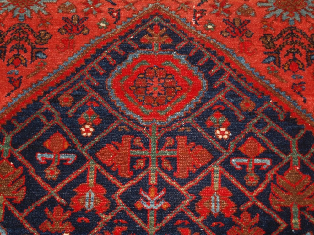 ANTIQUE MALAYER VILLAGE RUG, UNUSUAL DESIGN, CIRCA 1900/20. View VIII
