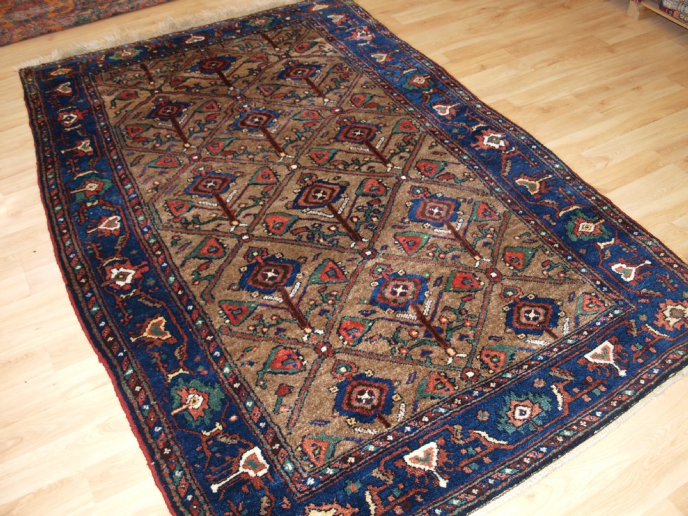 ANTIQUE KURDISH HAMADAN REGION VILLAGE RUG, CIRCA 1900/20. View II