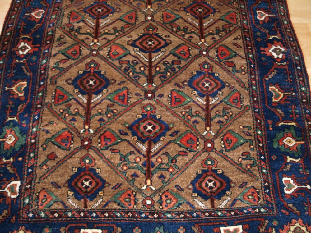 ANTIQUE KURDISH HAMADAN REGION VILLAGE RUG, CIRCA 1900/20. View VI