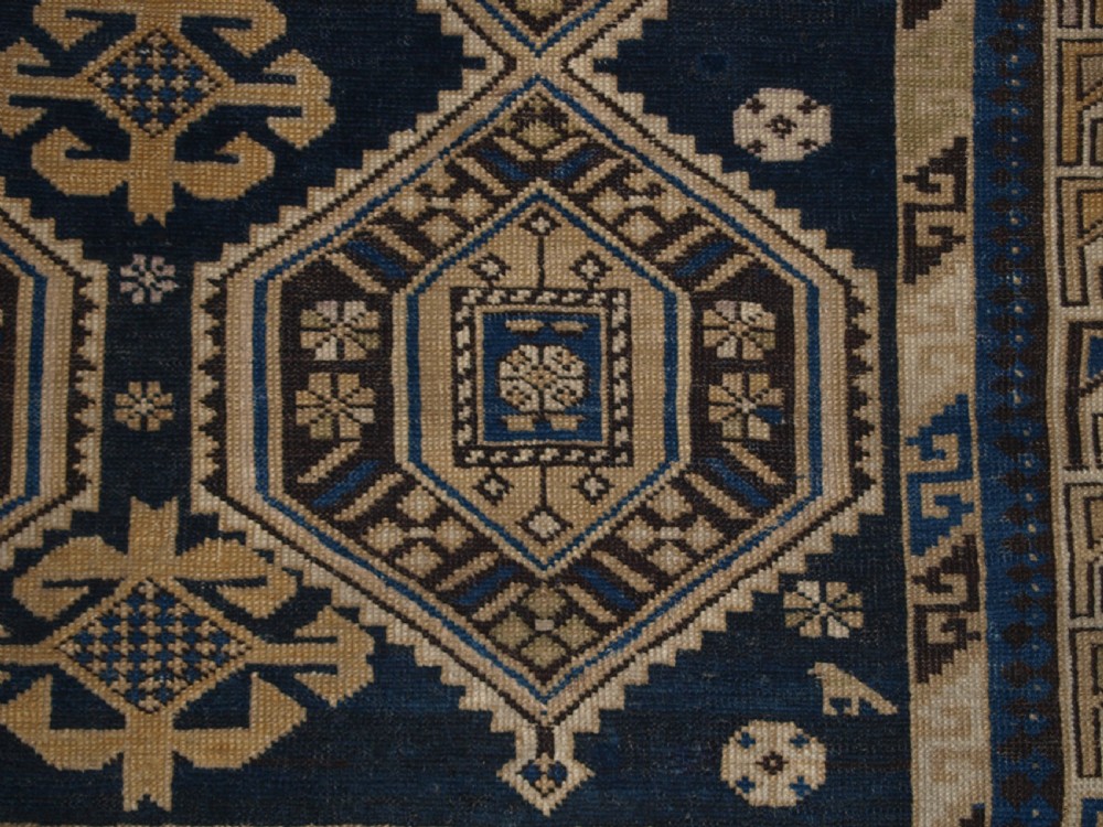 ANTIQUE CAUCASIAN SHIRVAN RUG WITH SOFT FADED COLOURS, CIRCA 1900. View IX