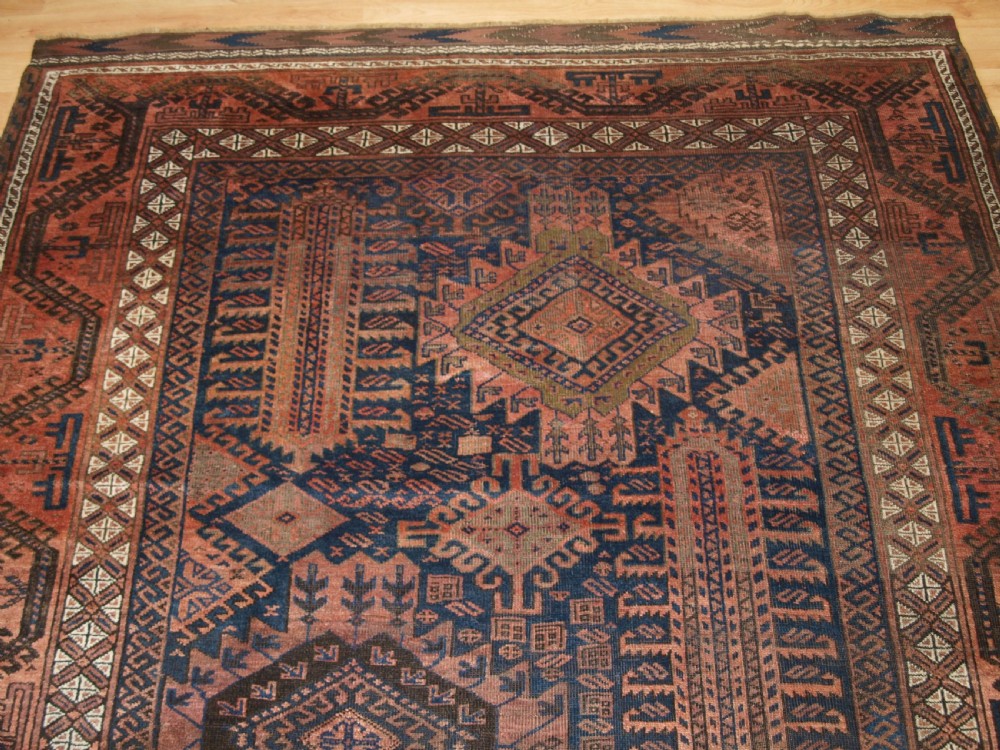 ANTIQUE TIMURI BALUCH MAIN CARPET, WESTERN AFGHANISTAN, CIRCA 1880.  View VIII