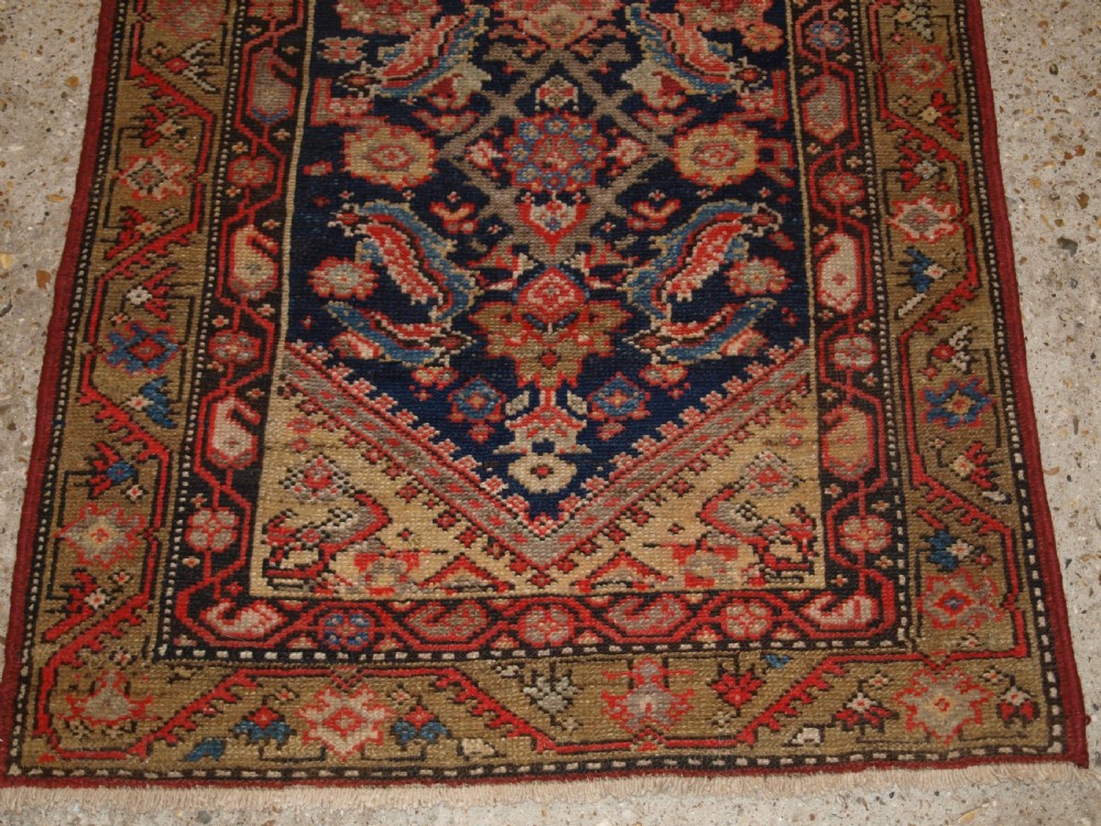 ANTIQUE MALAYER RUNNER, SOFT COLOURS, HERATI DESIGN, CIRCA 1900. View VII