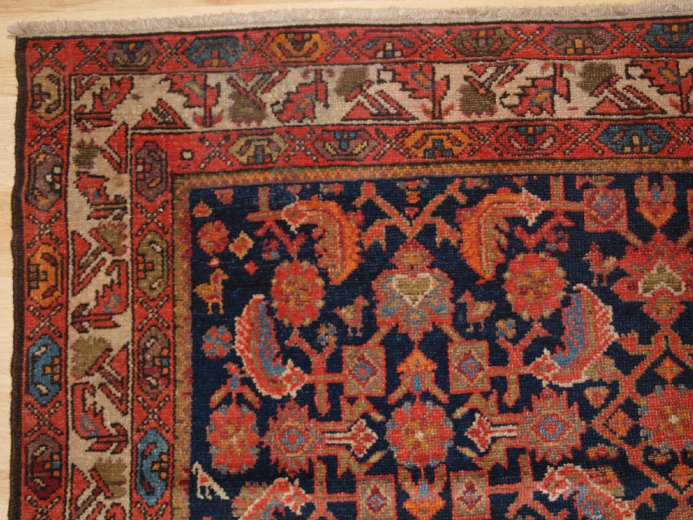 ANTIQUE MALAYER VILLAGE RUG WITH ALL OVER HERATI DESIGN, CIRCA 1920. View II
