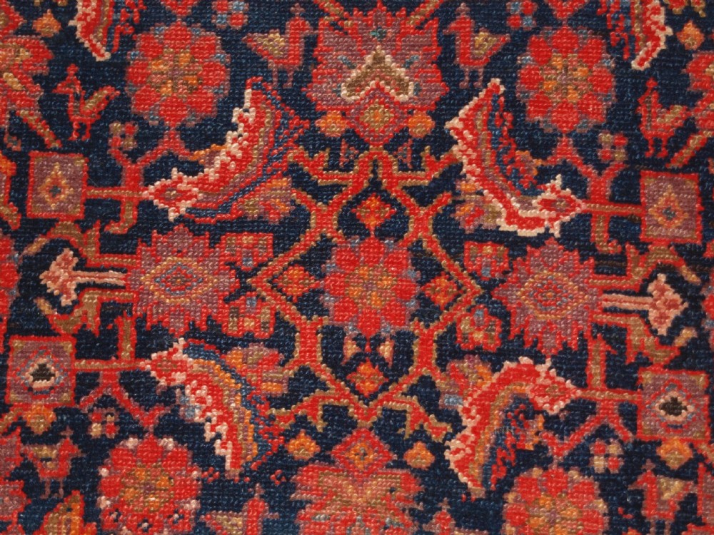 ANTIQUE MALAYER VILLAGE RUG WITH ALL OVER HERATI DESIGN, CIRCA 1920. View VII