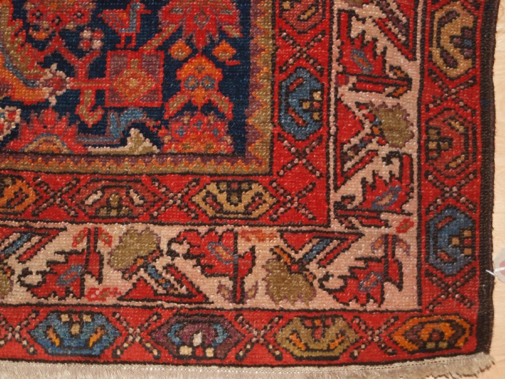 ANTIQUE MALAYER VILLAGE RUG WITH ALL OVER HERATI DESIGN, CIRCA 1920. View IX
