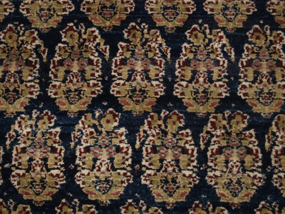 ANTIQUE INDIAN AGRA RUG, BOTEH DESIGN, STRIKING BORDER, SUPERB CONDITION, CIRCA 1870/80. View X