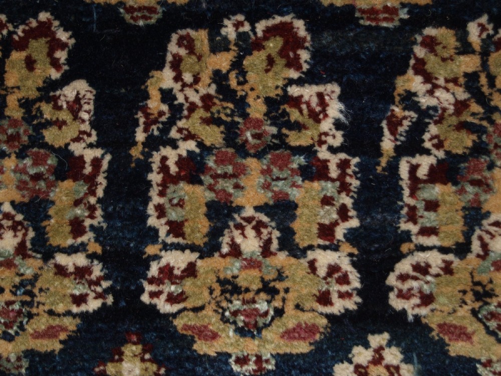 ANTIQUE INDIAN AGRA RUG, BOTEH DESIGN, STRIKING BORDER, SUPERB CONDITION, CIRCA 1870/80. View XIV
