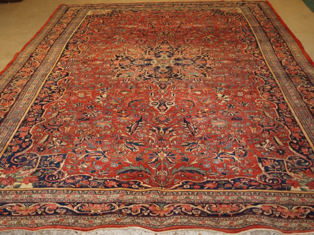 ANTIQUE BIJAR CARPET OF OUTSTANDING DESIGN AND COLOUR, COUNTRY HOUSE CARPET, CIRCA 1880. View II
