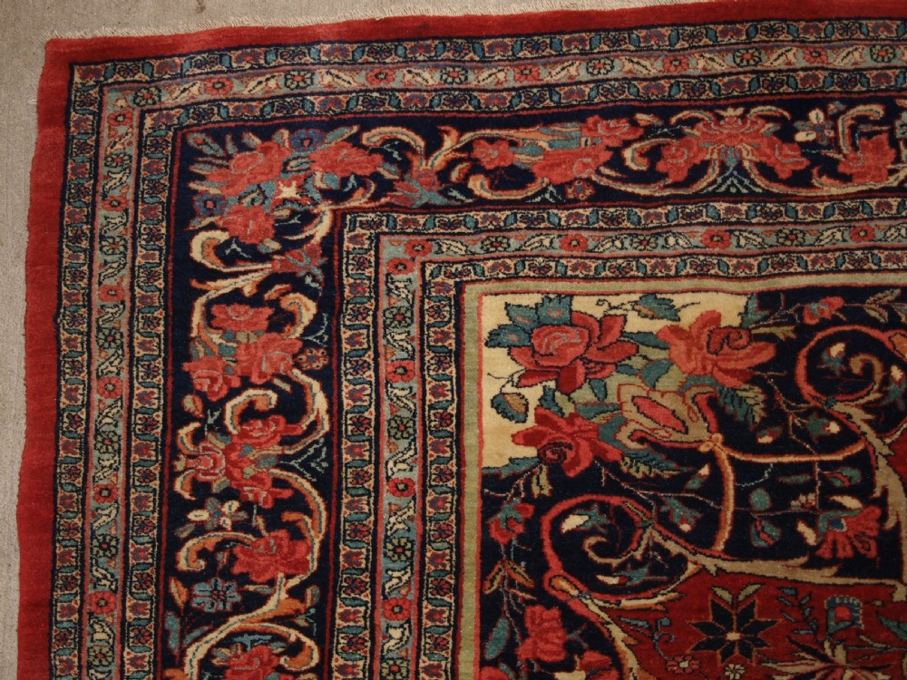 ANTIQUE BIJAR CARPET OF OUTSTANDING DESIGN AND COLOUR, COUNTRY HOUSE CARPET, CIRCA 1880. View III
