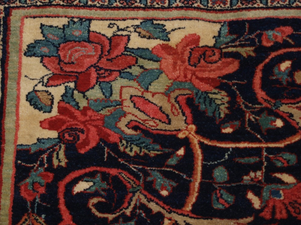 ANTIQUE BIJAR CARPET OF OUTSTANDING DESIGN AND COLOUR, COUNTRY HOUSE CARPET, CIRCA 1880. View VII