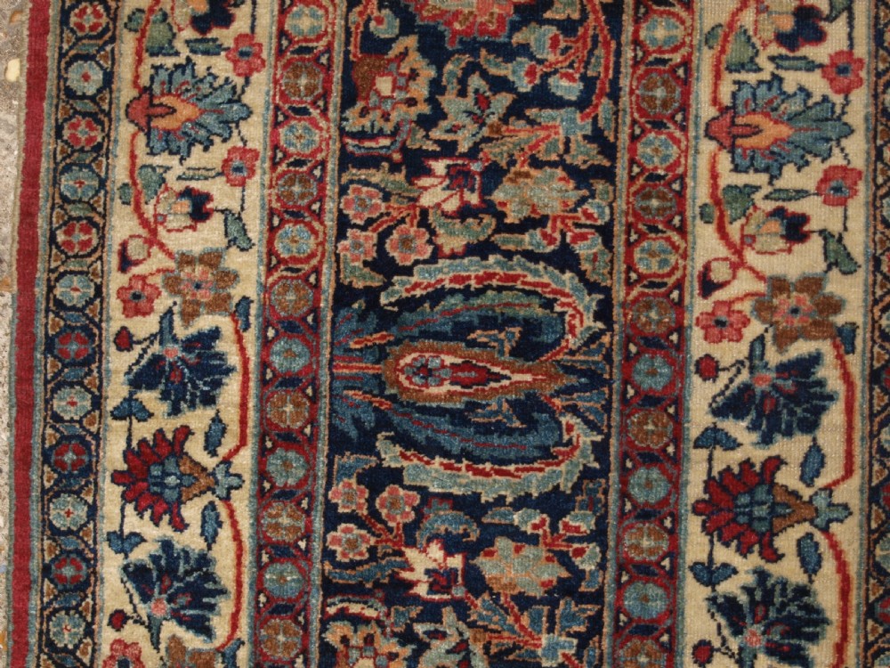 ANTIQUE PERSIAN BIRJAND CARPET WITH SUPERB COLOUR, GREAT FURNISHING CARPET, CIRCA 1900. View IV