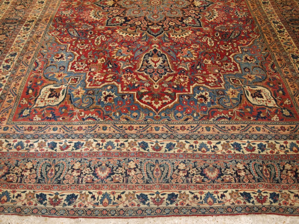 ANTIQUE PERSIAN BIRJAND CARPET WITH SUPERB COLOUR, GREAT FURNISHING CARPET, CIRCA 1900. View VII