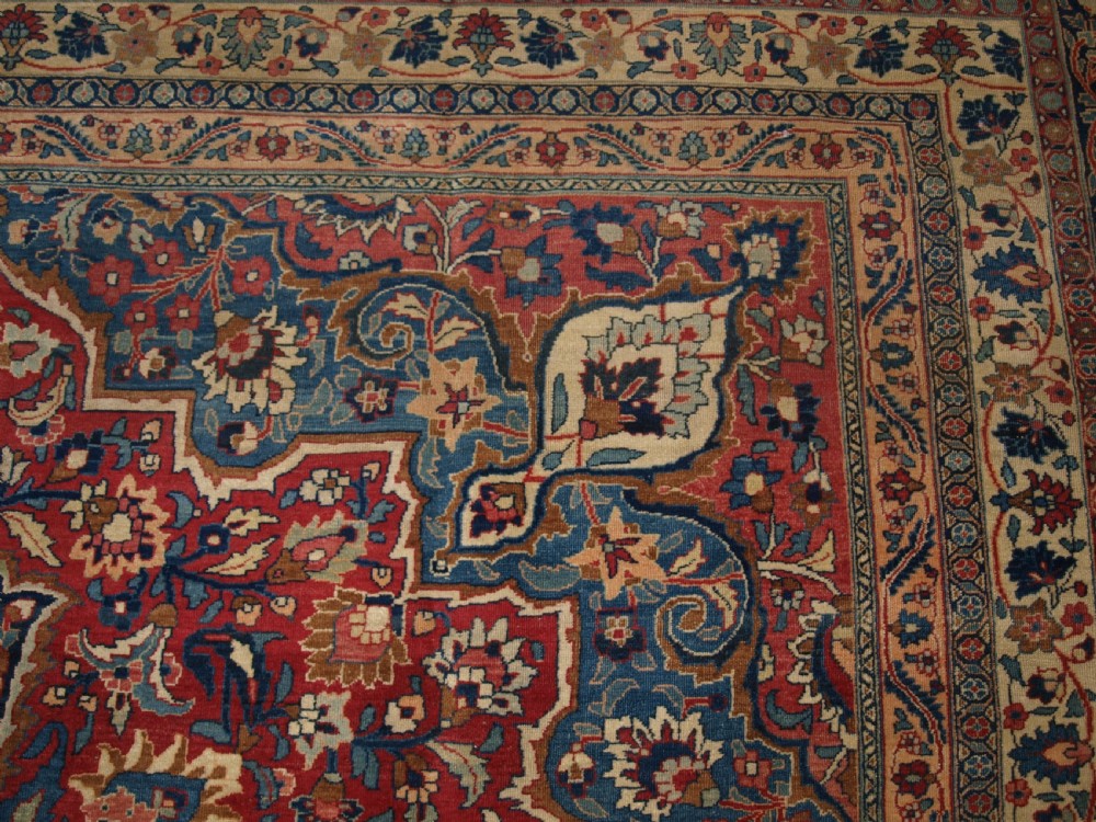 ANTIQUE PERSIAN BIRJAND CARPET WITH SUPERB COLOUR, GREAT FURNISHING CARPET, CIRCA 1900. View IX
