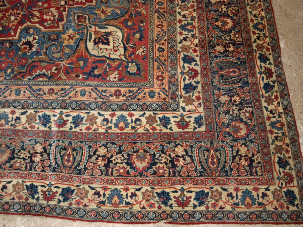ANTIQUE PERSIAN BIRJAND CARPET WITH SUPERB COLOUR, GREAT FURNISHING CARPET, CIRCA 1900. View XIV