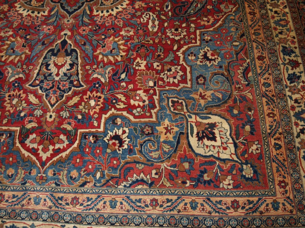 ANTIQUE PERSIAN BIRJAND CARPET WITH SUPERB COLOUR, GREAT FURNISHING CARPET, CIRCA 1900. View XV