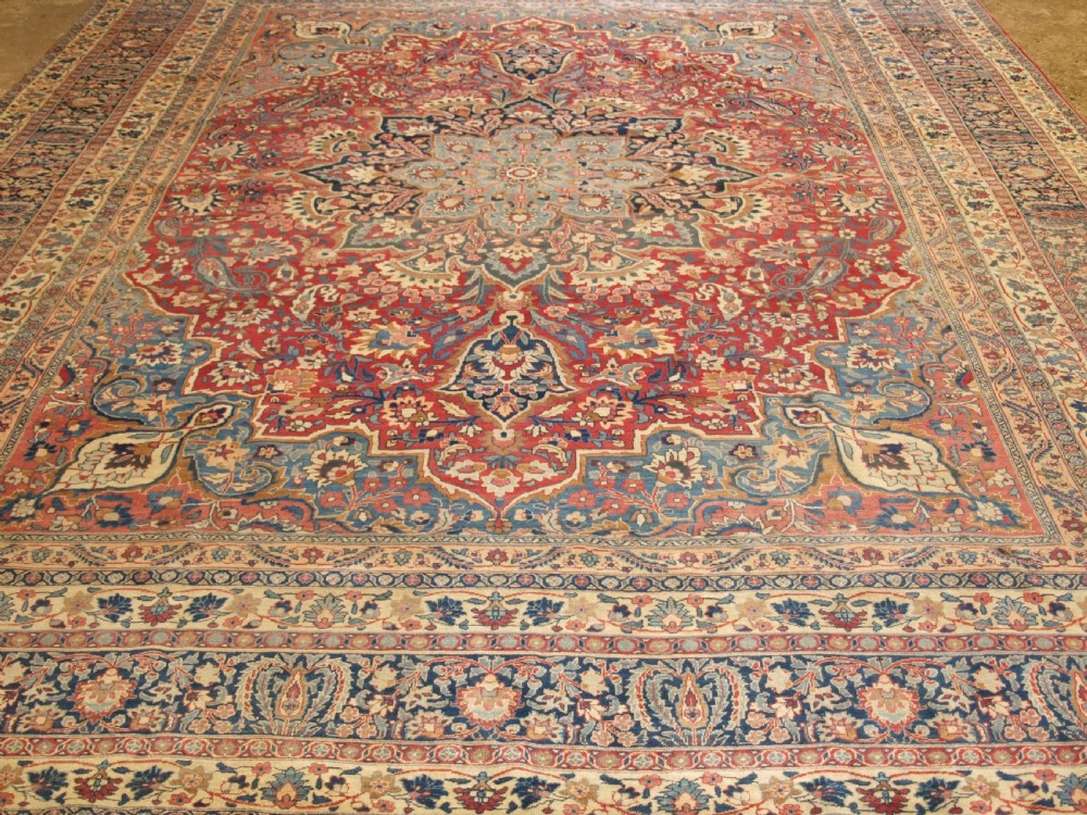 ANTIQUE PERSIAN BIRJAND CARPET WITH SUPERB COLOUR, GREAT FURNISHING CARPET, CIRCA 1900. View XVIII
