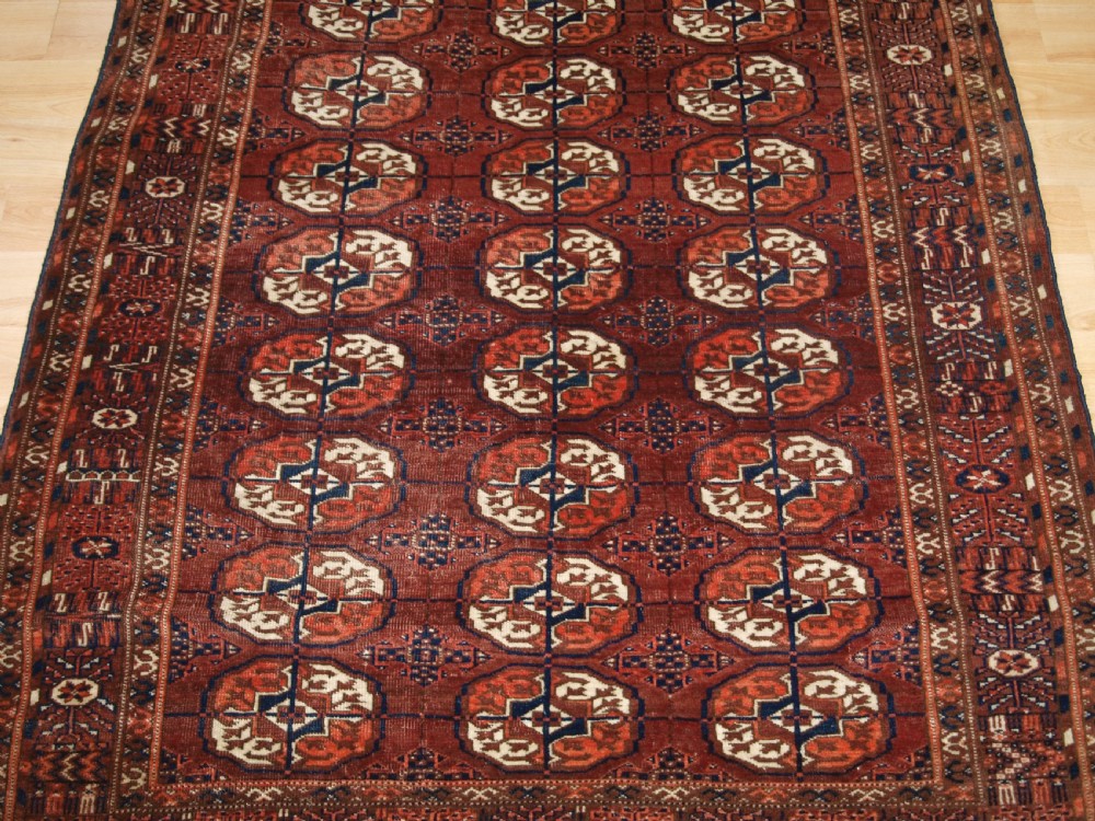 ANTIQUE TEKKE TURKMEN RUG, GOOD FURNISHING EXAMPLE, CIRCA 1900. View VI