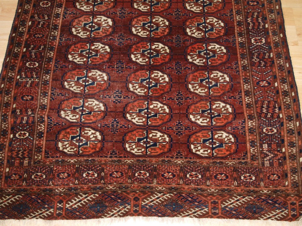 ANTIQUE TEKKE TURKMEN RUG, GOOD FURNISHING EXAMPLE, CIRCA 1900. View VII