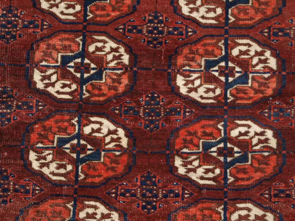 ANTIQUE TEKKE TURKMEN RUG, GOOD FURNISHING EXAMPLE, CIRCA 1900. View VIII