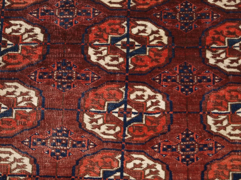 ANTIQUE TEKKE TURKMEN RUG, GOOD FURNISHING EXAMPLE, CIRCA 1900. View IX
