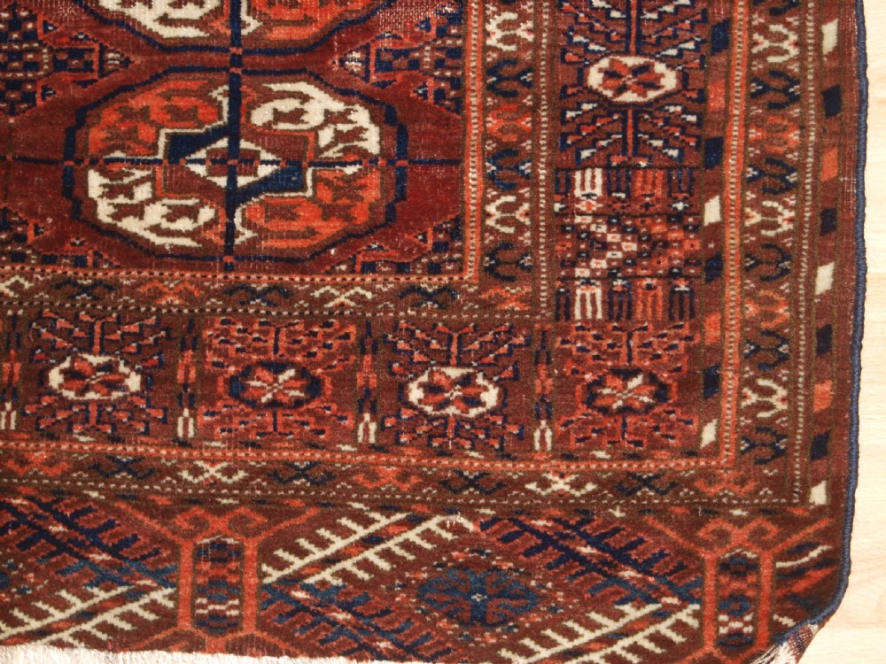 ANTIQUE TEKKE TURKMEN RUG, GOOD FURNISHING EXAMPLE, CIRCA 1900. View X