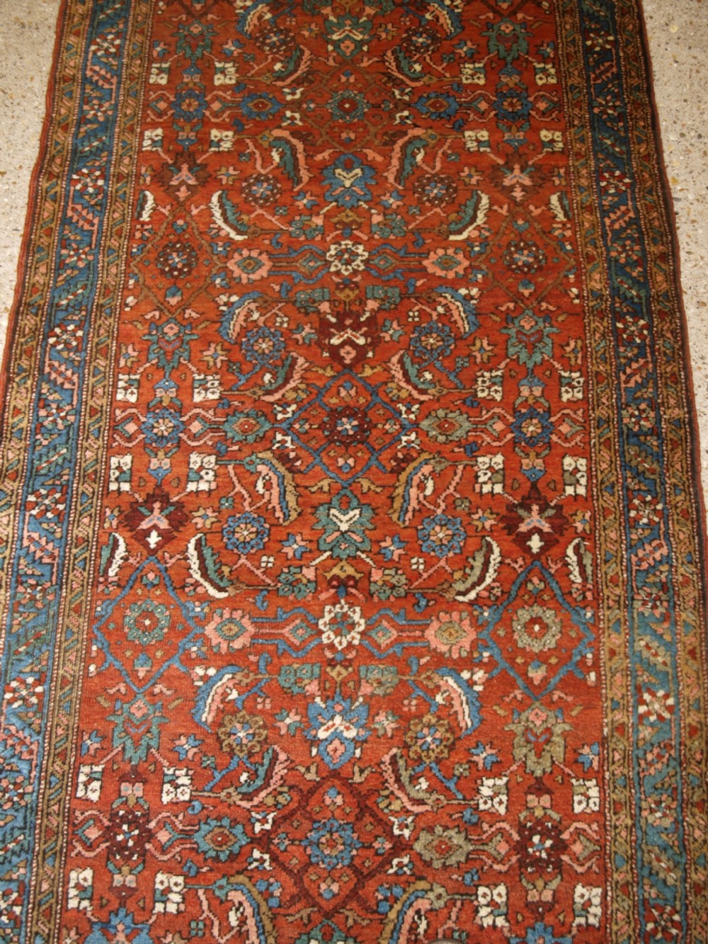 ANTIQUE PERSIAN KARAJA RUNNER, GOOD OUNTRY HOUSE FURNISHING RUNNER, CIRCA 1900. View VI